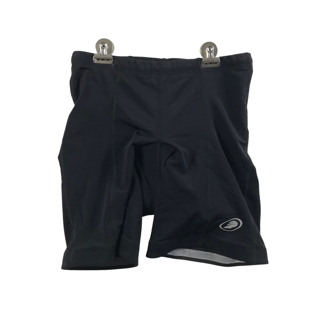 Performance Womens Padded Cycling Shorts Black Size M Style 10-0677 Made in USA